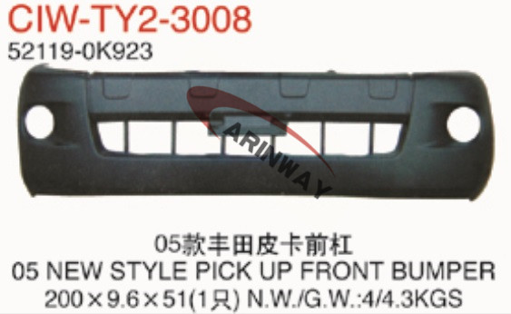 05 vigo front bumper