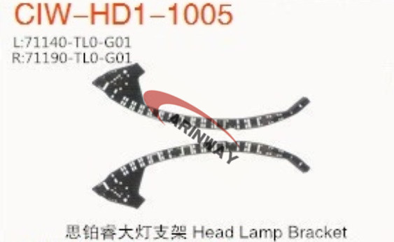 Head lamp support