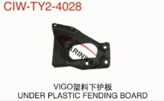 Plastic under fending board